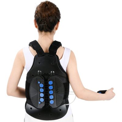 Thoracolumbar Fixed Spinal Brace, Lumbar Spine Orthosis for Herniated Disc Pain Relief Spine Stenosis, Sciatica, Scoliosis(Large)