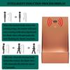 304 Stainless Steel Urinals, Wall Mounted Sensor Urinal, Automatic Induction Flushing,Commercial Anti-Odor Splash Men's Adult Urinal, for Use in Bar, Hotel, Apartment, Shopping Mall Rosegold view 2