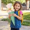 Creative Ice Cream Cone Bowknot Students Colorful Fabric Party Present For Birthdays Celebration Safe Fabric Party Accessories Kids view 2