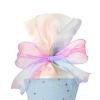 Creative Ice Cream Cone Bowknot Students Colorful Fabric Party Present For Birthdays Celebration Safe Fabric Party Accessories Kids view 3