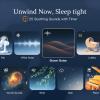 ANJANK App Smart Sunrise Alarm Clock Sound Machine with Wake up Light, Dimmable Clock & Night Light, Up to 15 Alarms, White Noise Machine with 25 Soothing Sounds for Bedroom, Gift for Kids Adults view 4