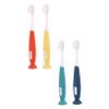 COLLBATH 4pcs Toothbrushes for Ages with Soft Bristles Non-Slip Ergonomic Handles Safe Flexible Design for Comfortable Teeth Cleaning and Oral Care view 1