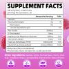 YUULAI Myo-Inositol & D-Chiro Inositol Gummies, 40:1 Ratio Inositol Supplement with Vitamin D3, Magnesium Glycinate, Folate & Zinc, for Female Health & Wellness, Raspberry Flavor, 60 Count view 2