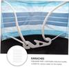 COOLHIYA 50pcs Adjustable Mask Strap Extenders Face Mask Hooks Ear Strap Buckles for Pressure Relief Comfortable Fit view 4
