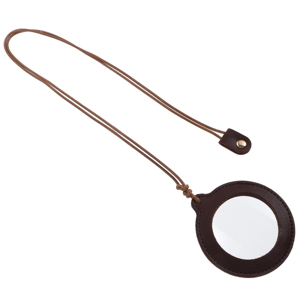 LALADEFIEE Hanging Magnifier with Flexible Tube Lightweight Desktop Magnifying Tool for Reading Books Newspapers Crafts Seniors Low Vision