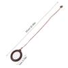 LALADEFIEE Hanging Magnifier with Flexible Tube Lightweight Desktop Magnifying Tool for Reading Books Newspapers Crafts Seniors Low Vision view 2