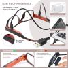 OuShiun USB Rechargeable LED Reading Glasses, Lighted Hands-Free Readers for Seniors to Read in Dark(C2+1.5) view 4
