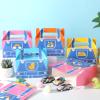 24Pcs Girls Party Favors Gift Boxes Cartoon Teacher Paper Treat Boxes Bulk English Teacher Birthday Goodie Candy Box with Handles for Boys Girls Birthday Baby Shower Cartoon Theme Party Decorations view 4