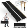 10FT Portable Wheelchair Ramp, Non-Skid Aluminum Ramps for wheelchairs for Home, Threshold ramps for doorways, Wheelchair ramps for Home Steps, Stairs, Curbs, Scooter, Entrance, 800LBS Capacity view 1