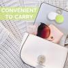 DEWSENSI Contact Lens Case, Empty Contact Lens Cases Box Holder Container for Storage, Travel, Daily Home Use (Green, 3 Pack) view 4