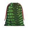 NONHAI Holiday Drawstring Gift Bags Alligator Skin Wrapping Sacks Pouches for Xmas Presents Craft Jewelry Pouches Christmas Candy Bag for Wedding Party Favor Wrapping Bags view 1