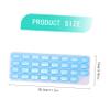 COOLHIYA 2Pcs Monthly Vitamin Case Portable Medicine Organizer Featuring Locking Lids for Daily Pill Management Preventing Mixing and Spills Easy to Open and Clean Random Color view 2