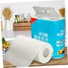 LALADEFIEE 5 Rolls Kitchen Paper Towels White Oil Absorption Tissue for Home and Office Use Soft Wood Pulp Household Cleaning Non-woven Paper view 2