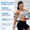 18 IN 1 Creatine for Women, Creatine Monohydrate Blend Powder with Collagen, Myo & D-Chiro Inositol, Electrolytes & 6 Vitamins for Muscle Growth, Recovery & Hormonal Balance 10.58 Oz,Sugar Free view 3