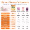 18 IN 1 Creatine for Women, Creatine Monohydrate Blend Powder with Collagen, Myo & D-Chiro Inositol, Electrolytes & 6 Vitamins for Muscle Growth, Recovery & Hormonal Balance 10.58 Oz,Sugar Free view 2