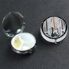 Pill Box Small Pill Case 3 Compartment Metal Pill Holder for Purse or Pocket Travel Pillbox Portable Pill Container Guitar Bass Music Musical Instruments Medicine Organizer for Vitamins Fish Oil view 1