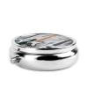 Pill Box Small Pill Case 3 Compartment Metal Pill Holder for Purse or Pocket Travel Pillbox Portable Pill Container Guitar Bass Music Musical Instruments Medicine Organizer for Vitamins Fish Oil view 4