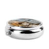 Pill Box Small Pill Case 3 Compartment Metal Pill Holder for Purse or Pocket Travel Pillbox Portable Pill Container Guitar on The Beach Medicine Organizer for Vitamins Fish Oil view 4