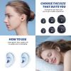 Earplug Reusable Silicone Earplugs with Storage Case for Work Study Rest Sleep Construction Noise Cancelling Ear Plugs Breathable Sleep Earplugs for Side Sleepers view 4