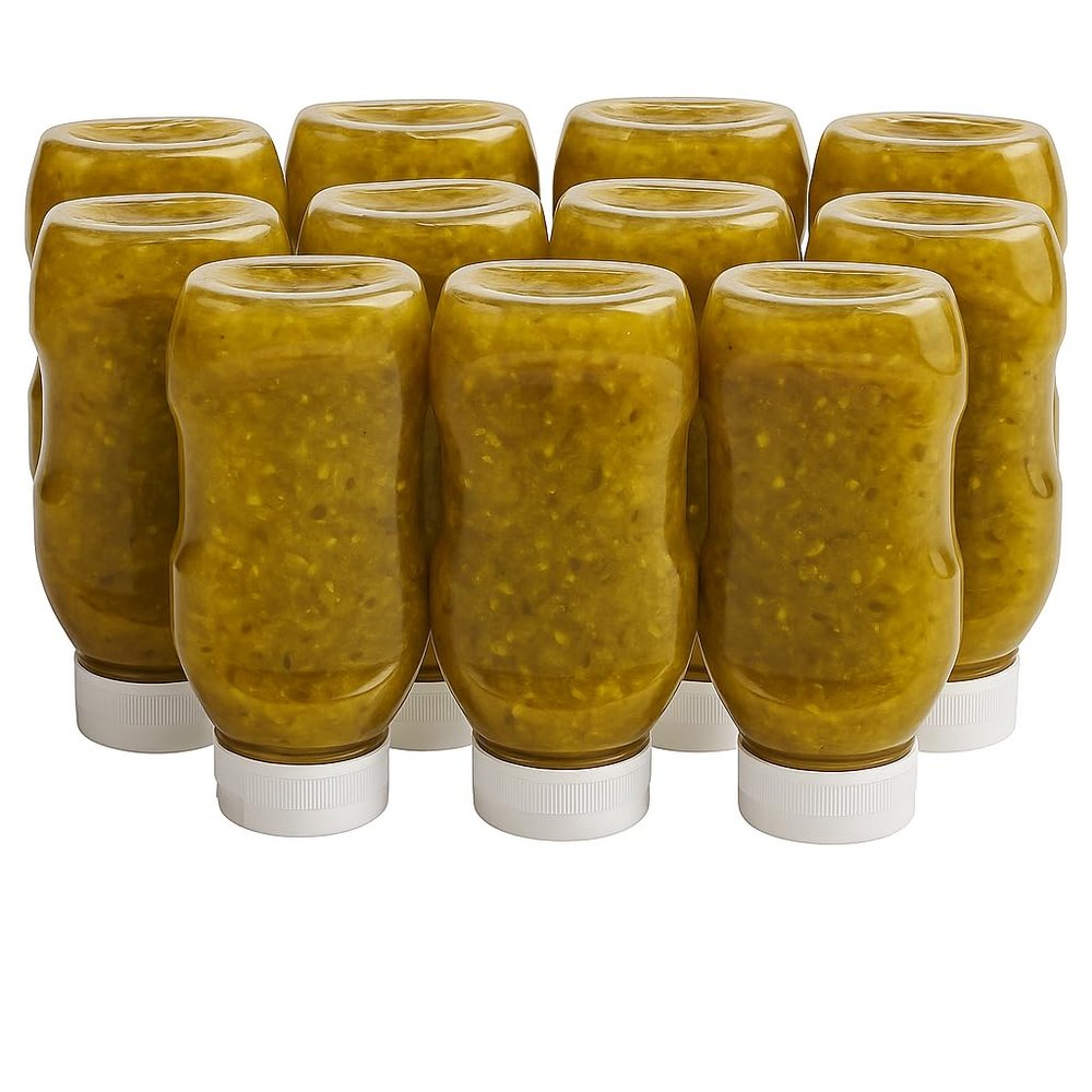 12-Pack Sweet Relish 12.7 fl oz Easy-Squeeze Bottle | Crunchy Pickled Cucumber & Cabbage Blend | Kosher | Perfect Topping for Hot Dogs, Burgers & Salads