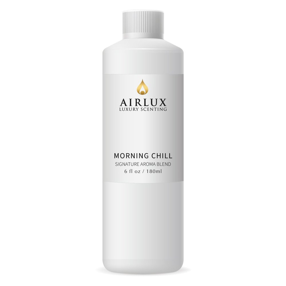 Airlux Signature Aroma Oil No. 20 Morning Chill Pineapple, Lemon, Bergamot Aroma Oil for Cold Air & Waterless Diffusers and DIY Crafts 180 mL, 6.1 fl oz Eco Refill Bottle