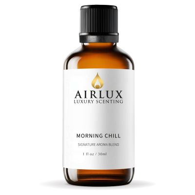 Airlux Signature Aroma Oil No. 20 Morning Chill Pineapple, Lemon, Bergamot Aroma Oil for Cold Air & Waterless Diffusers and DIY Crafts 30 mL, 1.0 fl oz Glass Bottle