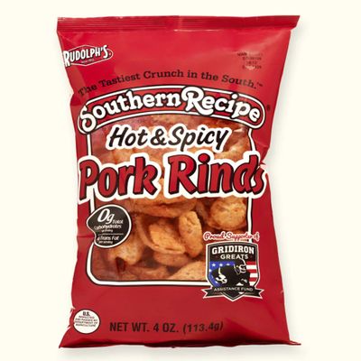 Southern Recipe Pork Rinds, Hot & Spicy, 1.75 oz (12-Pack) High Protein, Low Carb, Keto Friendly, Gluten Free Snack