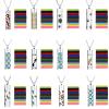 12 pcs Essential Oil Necklace, Alloy Aromatherapy Diffuser Necklace, Aromatherapy Pendant view 1