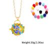12pcs Ucubwfu Essential Oil Aromatherapy Ball Necklace, Alloy Aromatherapy Diffuser Necklace view 2