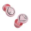 Ear Plugs for Sleeping Noise Cancelling 50dB Concert Earplugs for Noise Reduction Reusable Soft Silicone Ear Plugs for Snoring Shooting Motorcycle Airplanes Musicians (Pink)