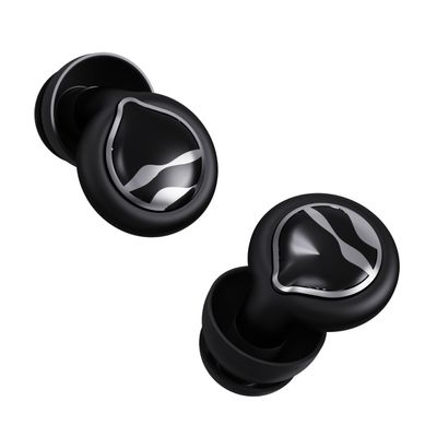 Ear Plugs for Sleeping Noise Cancelling 50dB Concert Earplugs for Noise Reduction Reusable Soft Silicone Ear Plugs for Snoring Shooting Motorcycle Airplanes Musicians (Black)
