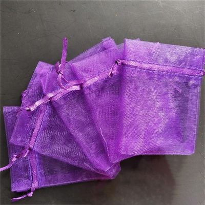 100Pcs 7X9cm 15X20cm Organza Bags Drawable Jewelry Packing Pouches Wedding Decoration Gauze Element Bags