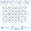 100 Sheets Watercolor Hydrangea Tissue Paper, Pastel Floral Bow Patterns Wrapping Paper for Birthday DIY Crafts Wedding Baby Shower Party Supplies, 13.8 x 19.7 Inch (Hydrangea) view 2