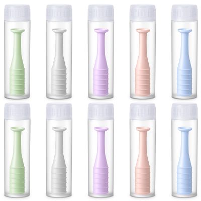 Classicseali 10PCS Contact Lens Applicator Tool,Contact Lenses Applicator Tools,Sufficient Suction Soft Suction Cup,Contacts Insertion Tool with Cute Shell,for Remove Artificial Eyes Scleral Lenses