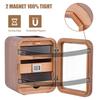 AiODiO Cigar Cabinet Cigar Humidor Cabinet Windows humidor Cigar with Hygrometer and Humidifier, 4 DrawersLuxury Gift for Men Brown view 4