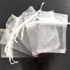 100Pcs 7X9cm 15X20cm Organza Bags Drawable Jewelry Packing Pouches Wedding Decoration Gauze Element Bags view 1