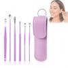 2025 New Earwax Cleaner Tool Set, Stainless Steel Spiral Ear Cleaning Kit with 6PCS Spring Ear Wax Removal Tools, Portable Manual Ear Cleaner Pick Set with Storage Box for Men and Women view 1