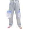 CEZATUVE Catheter Leg Bag Pants with 2 Hidden Pockets Holds 2000ml Urine Bags for Nephrostomy, Foley, Cystostomy, Urostomy, L Gray view 1
