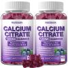 1200mg Calcium Citrate with Vitamin D3, K2, B6 & B12, Calcium Supplements for Women & Men, Plus Magnesium Zinc for Bones, Muscle & Immune Support, High Absorption 120 Calcium Gummies Blueberry Flavor view 1