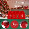 12 Pack Christmas Drawstring Gift Bags 8x12in Santa Sack, Red/Green Holiday Bags for Family Traditions, Personalized Gifts bag view 2