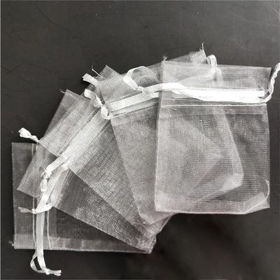 100Pcs 7X9cm 15X20cm Organza Bags Drawable Jewelry Packing Pouches Wedding Decoration Gauze Element Bags