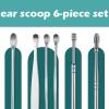 2025 New Earwax Cleaner Tool Set, Stainless Steel Spiral Ear Cleaning Kit with 6PCS Spring Ear Wax Removal Tools, Portable Manual Ear Cleaner Pick Set with Storage Box for Men and Women view 3
