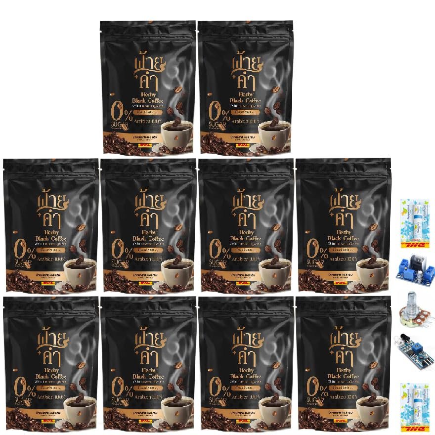 32 in 1 Much Mellow Delicious 30 Sachets/Pack Arabica Intense Good Shape Faikham Herby Coffee Instant Mix Powder Snack Set 10 C771 By Thaigiftshop [Get Free Tomato Facial Mask]