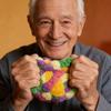 2PC Fidget Balls for Alzheimer's Dementia Patients to Treat and Relieve Anxiety,Autism Special Needs, Stretch and Squeeze Skin Pickers, ADHD, OCD (Rainbow Candy & Yellow-Blue Colors) view 2