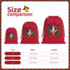 AHUNARLOP Coat of arms of the Dominican Republic Christmas Gift Bags, Santa Wrapping Bags, Xmas Presents Bag With Drawstring, Holiday Party Favors Birthday & Christmas Gift (Large Medium Small) view 3