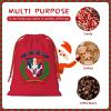 AHUNARLOP Coat of arms of the Dominican Republic Christmas Gift Bags, Santa Wrapping Bags, Xmas Presents Bag With Drawstring, Holiday Party Favors Birthday & Christmas Gift (Large Medium Small) view 4
