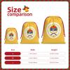 AHUNARLOP Seal of The Republika Srpska Christmas Gift Bags, Santa Wrapping Bags, Xmas Presents Bag With Drawstring, Holiday Party Favors Birthday & Christmas Gift (Large Medium Small) view 3