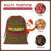 AHUNARLOP Colombian Flag Colombia Christmas Gift Bags, Santa Wrapping Bags, Xmas Presents Bag With Drawstring, Holiday Party Favors Birthday & Christmas Gift (Large Medium Small) view 4