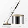 OOAYDYWO Hands Free Washing Rotating Flat Mop Lazy Round Single Bucket Home Household view 2