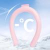 Alomejor Neck Cooling Tube, Wearable TPU Ice Crystal Cooler with 15 Min Freeze for Outdoor Sports Summer Heat Relief (Roseate) view 4